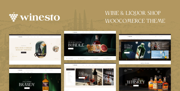 Winesto - Wine & Liquor Shop WooCommerce Theme