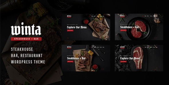 Winta - Steakhouse Restaurant WordPress Theme