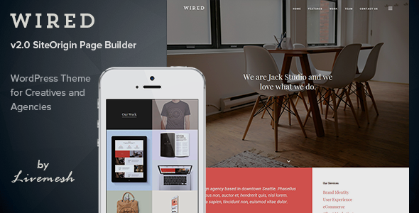 Wired - Multi-Purpose Portfolio WordPress Theme