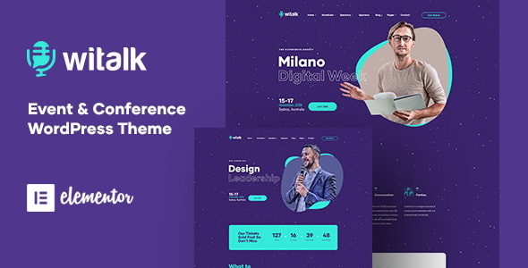 WiTalk - Event & Conference WordPress Theme