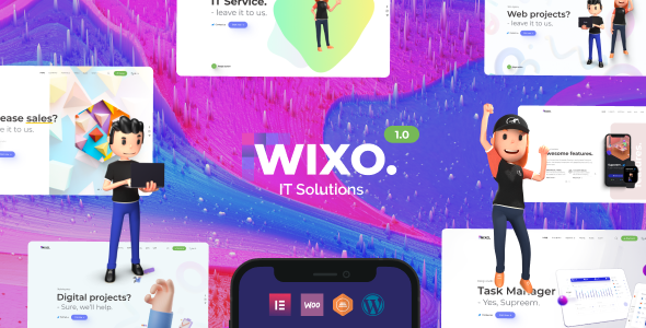 Wixo - App & Saas, IT WordPress Theme