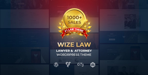 WizeLaw - Law, Lawyer and Attorney WordPress Theme