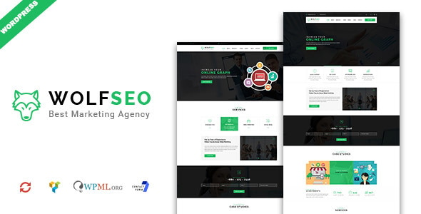 WOLFSEO - Digital Marketing Agency WordPress Theme