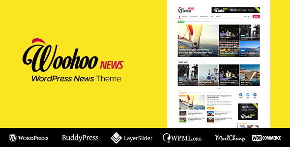 Woohoo - Creative Blog & News WordPress Theme