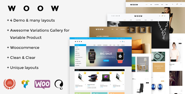 WOOW - Responsive WooCommerce Theme