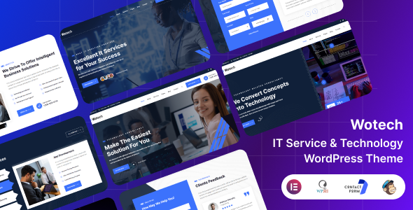 Wotech - IT Service & Business WordPress Theme + RTL