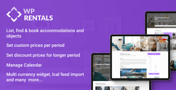 WP Rentals - Booking Accommodation WordPress Theme