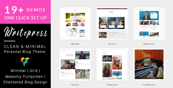 Writepress Personal Blog and Magazine WordPress Theme