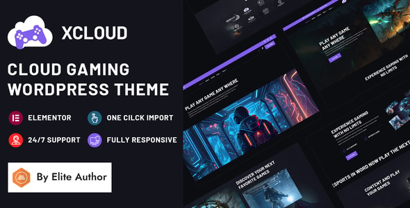 Xcloud - Cloud Gaming WordPress Theme