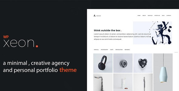 Xeon - Minimal Portfolio WordPress Theme