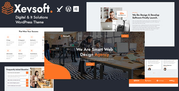 Xevsoft - Digital & It Solutions WordPress Theme