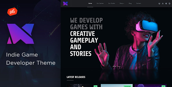 Xion - Indie Game Developer WordPress Theme