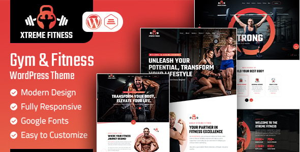 Xtreme Fitness | Gym & Fitness WordPress Theme