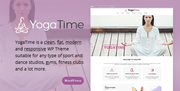 Yoga Time - Responsive WordPress Theme