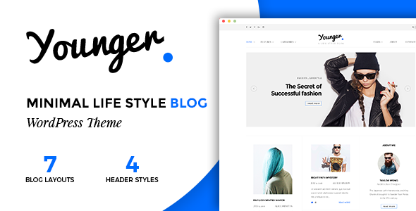 Younger Blogger - Personal Blog Theme