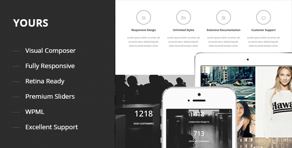 Yours - Responsive Onepage Wordpress Theme