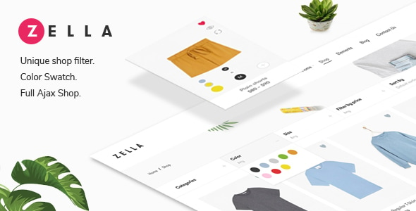 Zella - WooCommerce AJAX WordPress Theme - RTL support