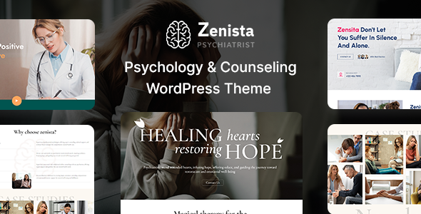 Zenista - Psychology & Counseling WordPress Theme with Appointments Booking