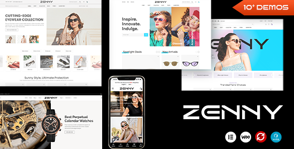 Zenny -  Jewelry, Watches & Glasses Elementor WooCommerce WordPress Theme