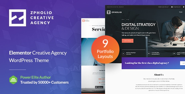 Zpholio - Portfolio Agency WordPress Theme