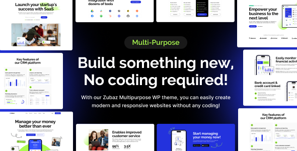 Zubaz -  SaaS & Startup  WordPress Theme