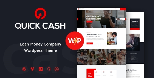 Quick Cash | Loan Company & Finance Advisor WordPress Theme