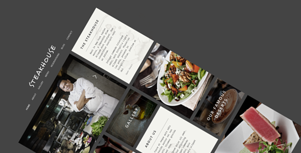 Steakhouse - Restaurant WordPress Theme