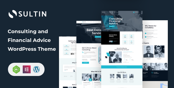 Sultin - Consulting WordPress theme