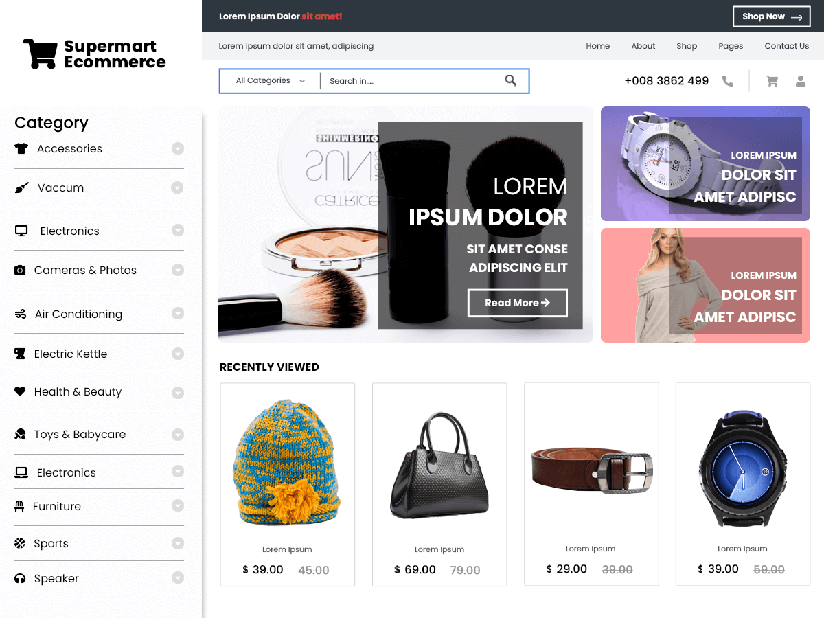 Supermart Ecommerce Wordpress Theme Screenshot