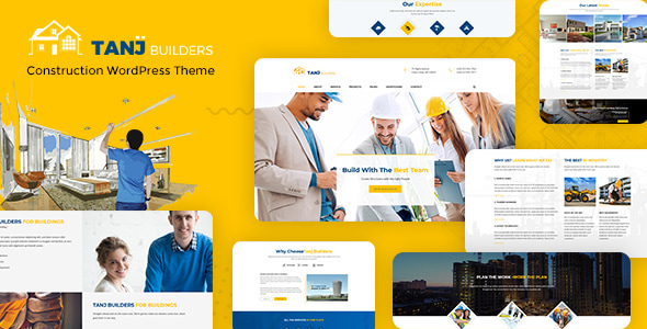 Tanj  - Construction WordPress Theme