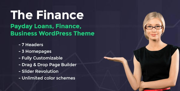 The Finance - Payday Loans WordPress Theme