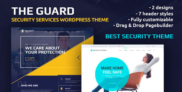 The Guard – Security Company WordPress Theme