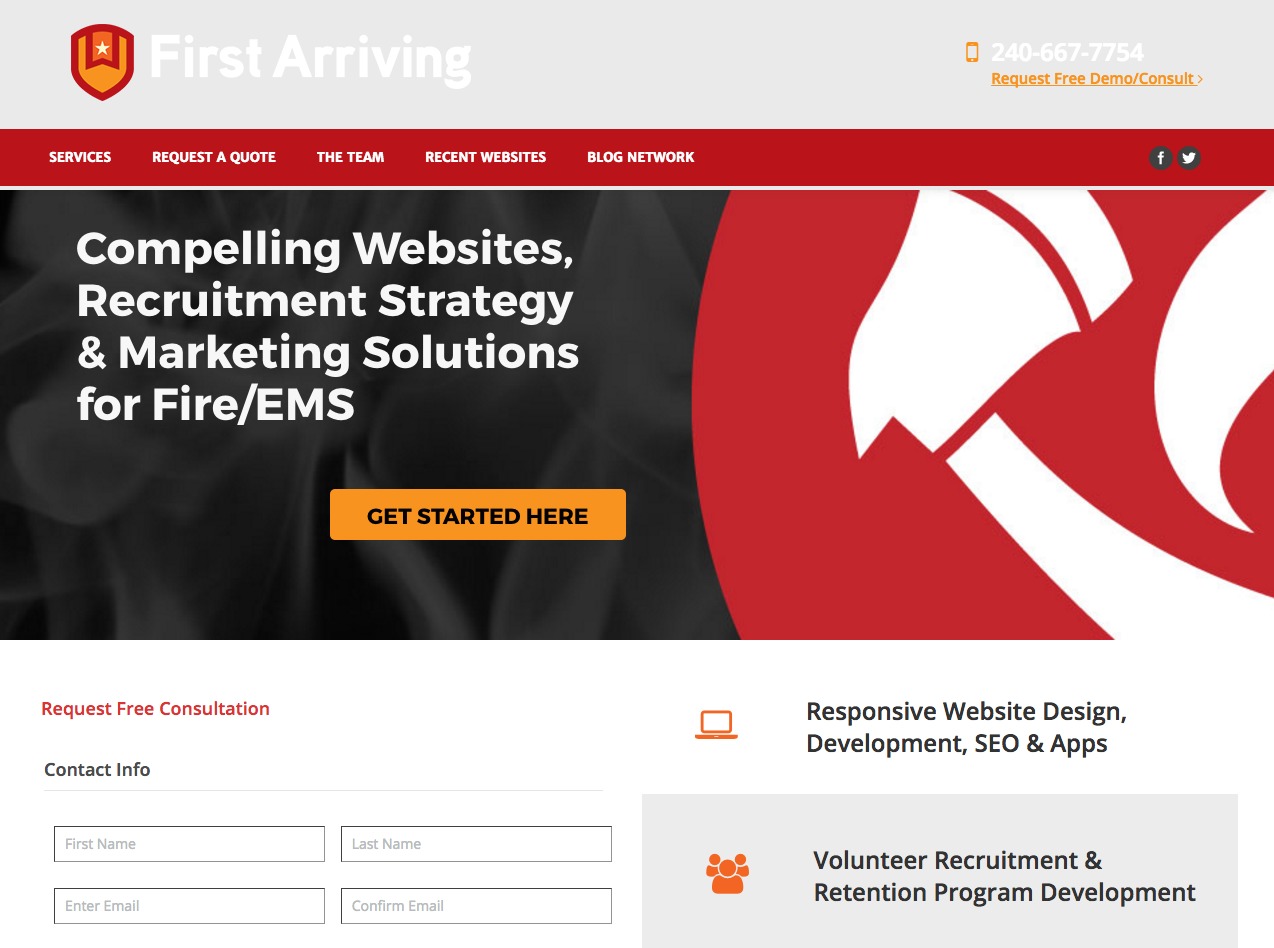 Fire Departments MU Wordpress Theme Screenshot
