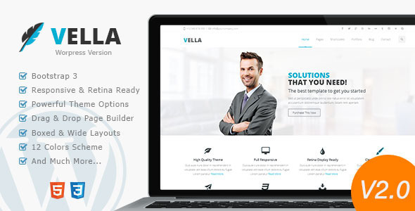 Vella - Modern Business Theme