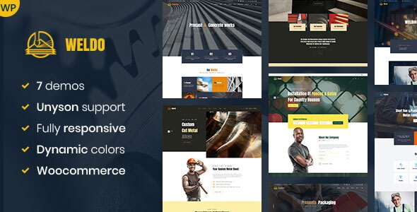 Weldo - Metal Works WordPress Theme