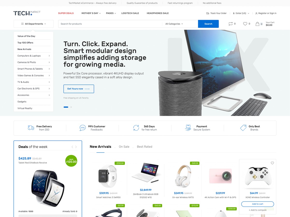 Techmarket Child Wordpress Theme Screenshot