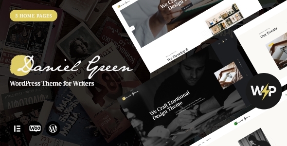 Writer - Journalist Blog + Bookstore Theme